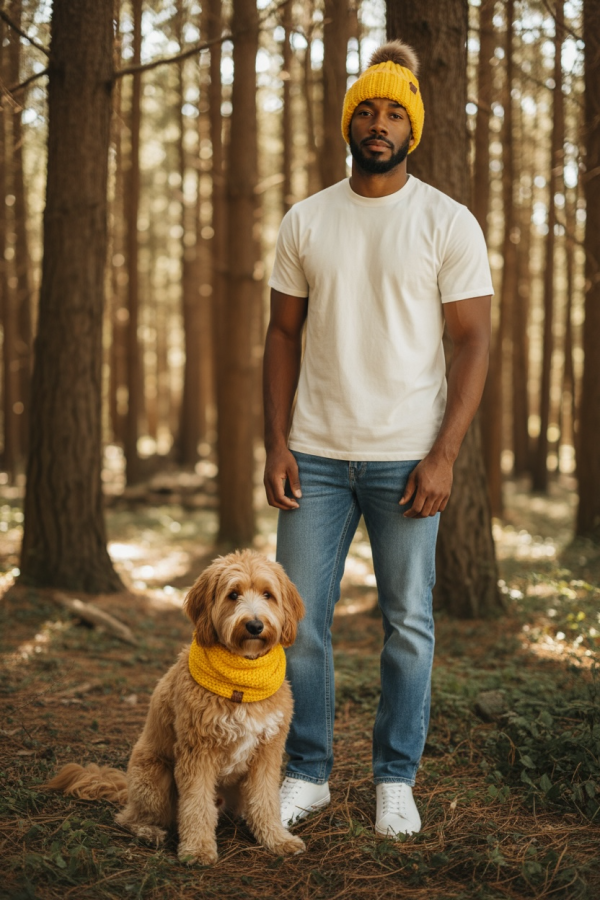 Yellow Winter Hat Human Alpine Howl