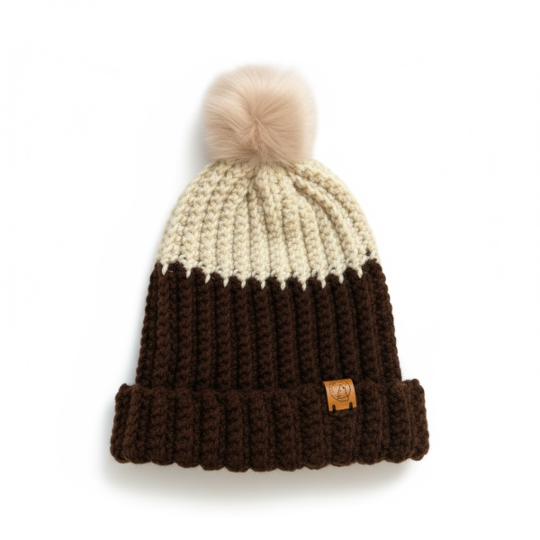 BrownCreme Winter Hat Alpine Howl